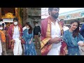 Actress Nayanthara visits Tirumala with boyfriend Vignesh Shivan