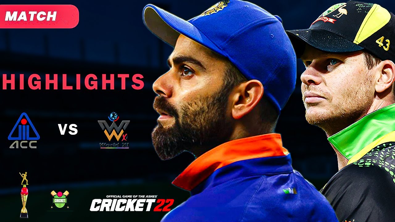 Epic Match Between Asia XI Vs World XI • Cricket 22 - YouTube