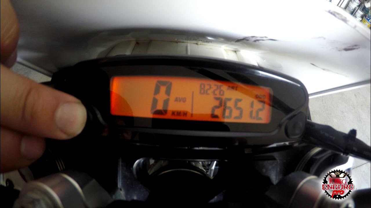 Husqvarna Reset luz de Servico Revisão Reset service light / Revision