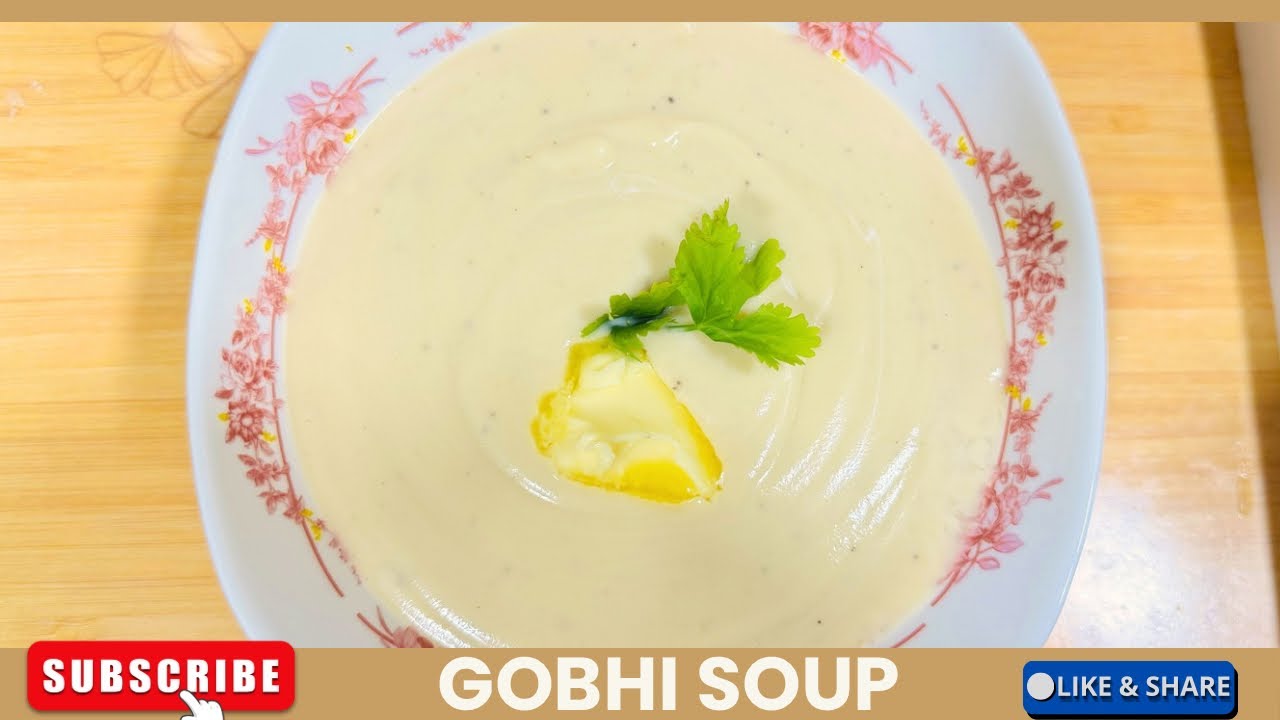 Cauliflower (Gobhi) soup prepared within minutes 😋#gobhirecipe # ... - Amnholicistics Output Colours Bells Ay Soup Answer Low