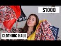 $1000 Try On Clothing Haul