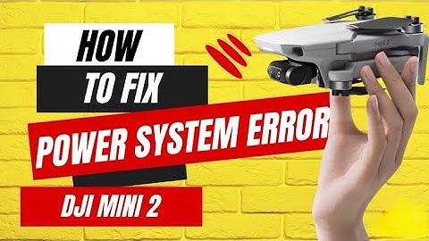 Power system error||mini2 power system error||DJI mini2 power system error|unable to take off||#dji
