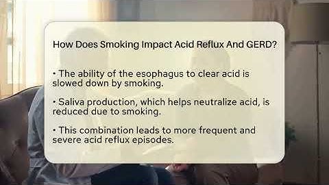 How Does Smoking Impact Acid Reflux And GERD? - Acid Reflux Support Hub