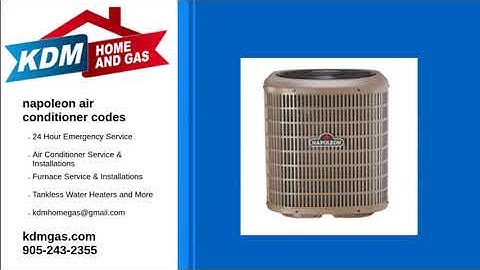 napoleon air conditioner error codes