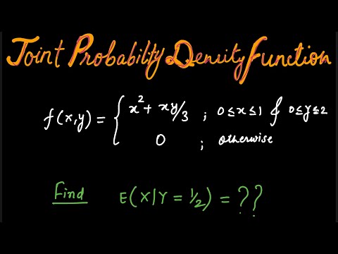 Joint probability density