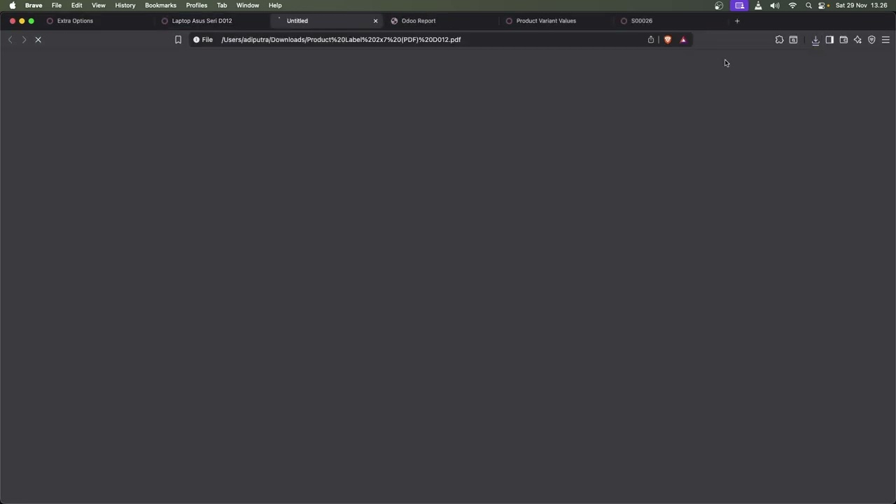 Odoo 18 Module Sales 8 - Print Label Product