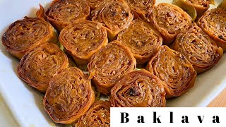 Baklava Recipe || Baklava Rolls || Baklava