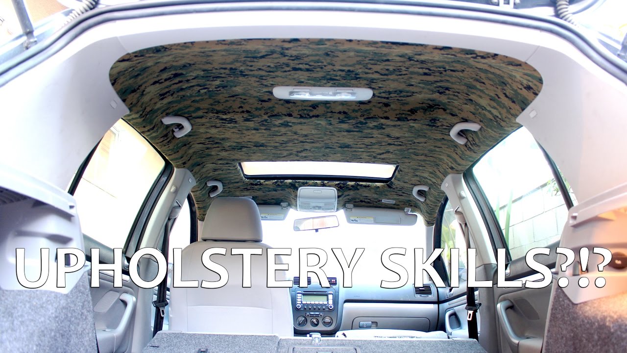 How To Redo Your Own Headliner For A Vehicle