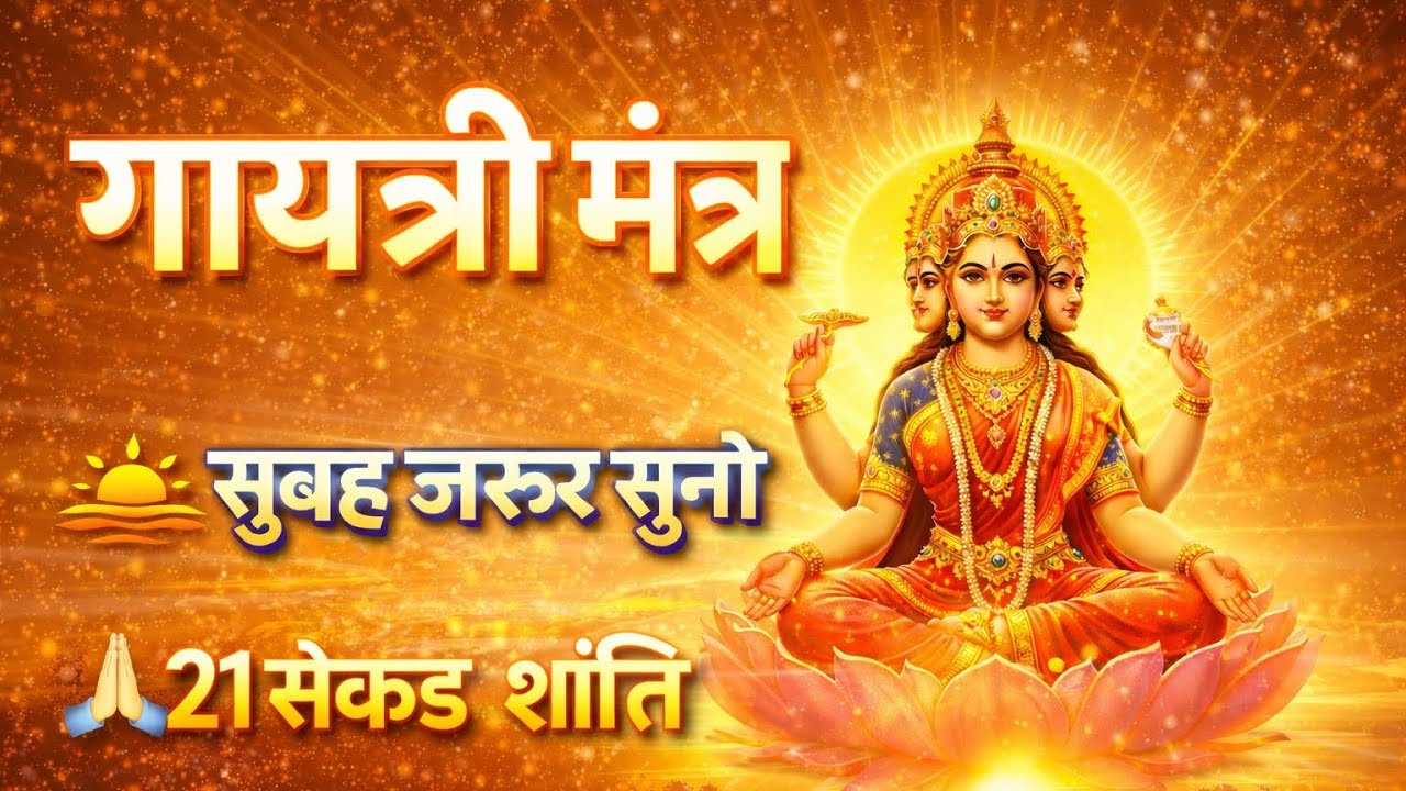 ✨ गायत्री मंत्र | सुबह जरूर सुनो | मन शांत और बुद्धि तेज़ | Powerful Gayatri Mantra #shorts