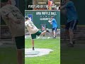 Instant Karma😭 #dingersornothing #wiffleball #baseball #shorts