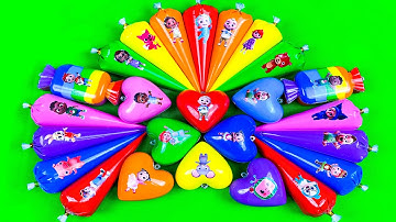 Cocomelon Slime 🌈 Finding Hidden Slime Piping Bags & Heart with JJ & Pinkfong! Satisfying ASMR