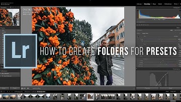 How to Create Preset Folder in Lightroom!