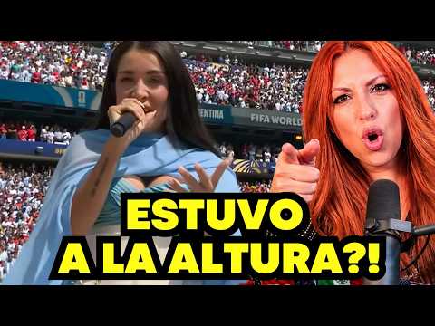 MARÍA BECERRA entona HIMNO ARGENTINO y TENGO QUE DECIR LO QUE PIENSO! vocal coach análisis