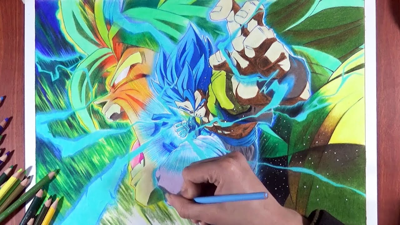 Gogeta Blue vs Broly