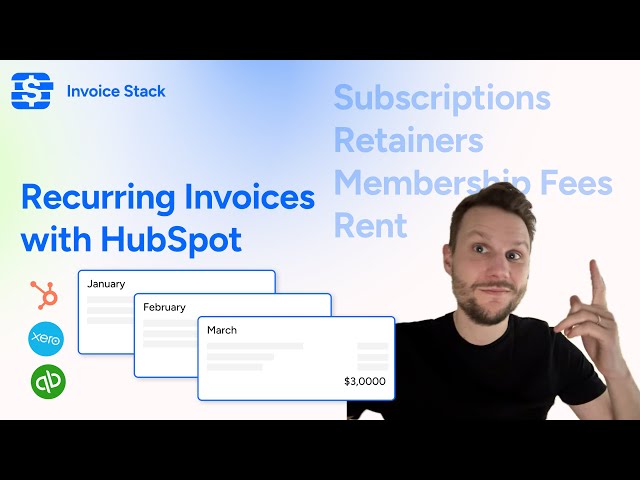 Watch Recurring Invoices with HubSpot on YouTube.