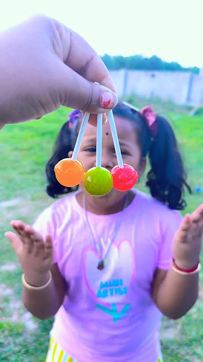 Lollipop candy for baby Sister Brother and Dady 🍭😋🤗❤️ #shorts #viral #trending #lollipop
