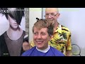 Super SHORT PIXIE in METAL PLTINUM SILVER blonde! Dorit models T.K.S. tutorial