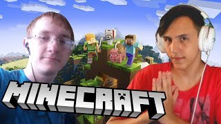 УЧУ ИГРАТЬ В MINECRAFT!