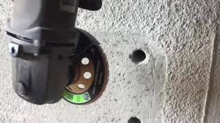 Leveling Concrete With Harbor Freight Grinding Wheel