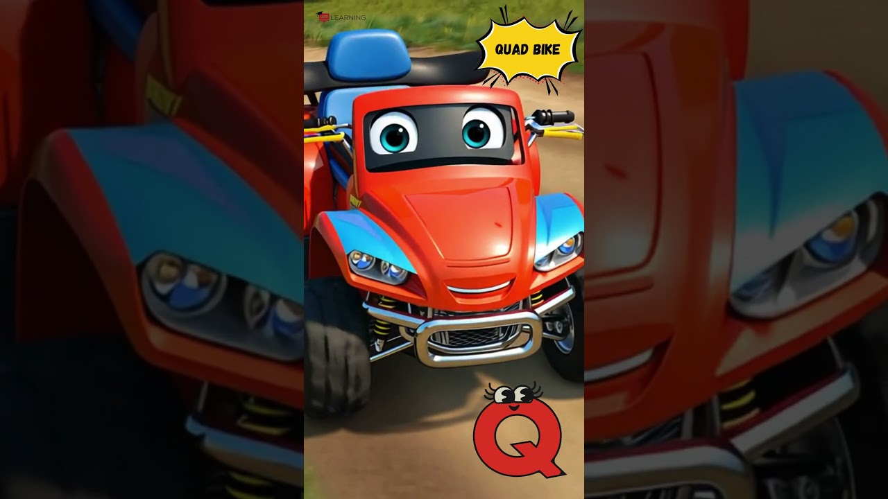 ABC Vehicles Short | Learn A to Z Cars, Trucks & More in Minutes!  | 