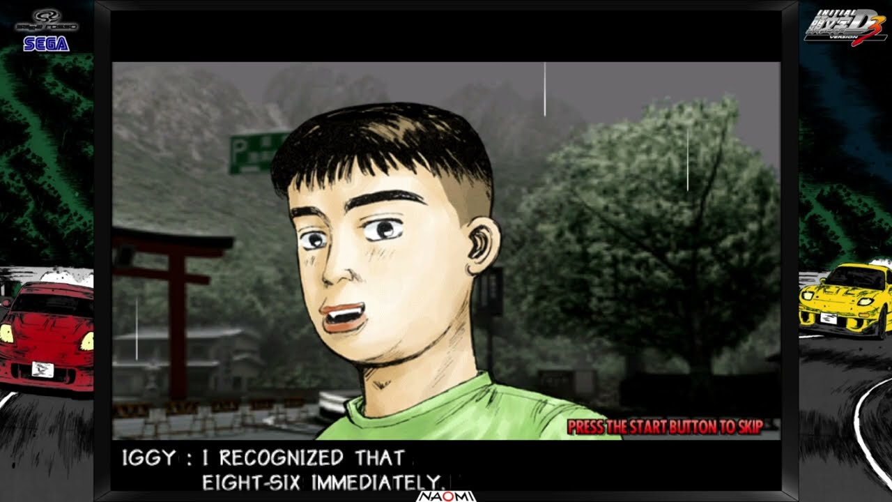 Initial D Arcade Stage Ver. 3 - Mt. Myogi Legend of the Street Story Mode