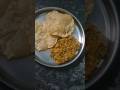 Poori &amp; Vada Curry at Home 😍🔥 | South Indian Breakfast #Shorts