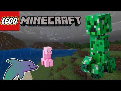 YouTube thumbnail: Lego Minecraft 21276 The Creeper Review 
