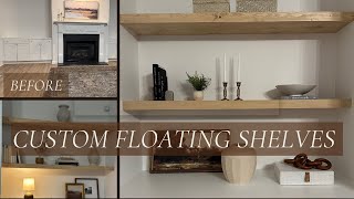 Diy Custom Floating Shelves