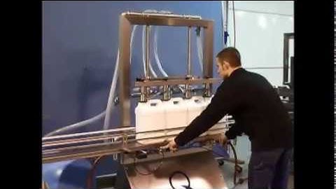 Full Frame Semi-Automatic, All Pneumatic Overflow Filler