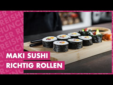 Video: 3 Möglichkeiten, Sushi zu rollen