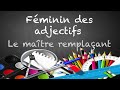 Fminin des adjectifs