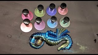 Testing out Temu's 10pcs Chameleon Pigments, Epoxy Resin Shimmer Chameleon Dye Mica Powder