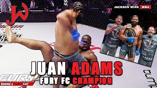 Juan Adams Fury FC Champion (Grizzly Bear type of mauling!)