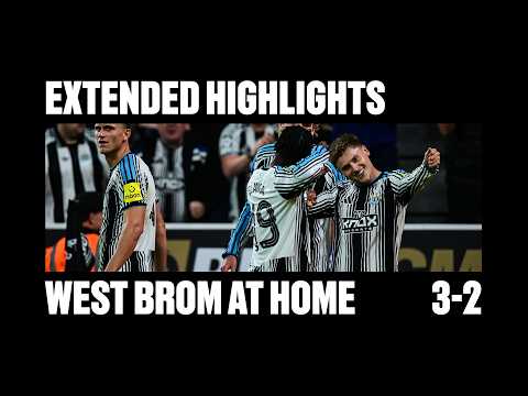 Newcastle United 3 West Bromwich Albion 2 | EXTENDED Premier League Highlights