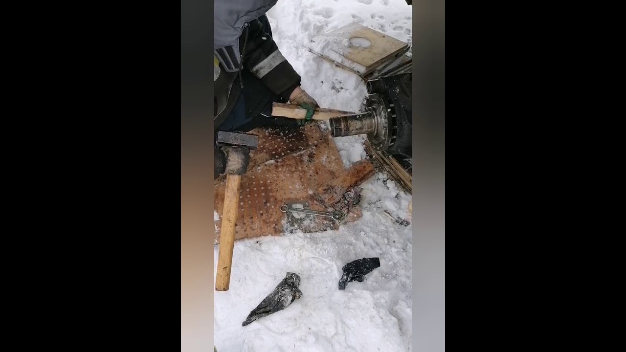 Камаз 4310. Ремонт переднего моста (часть 3) сборка. - YouTube