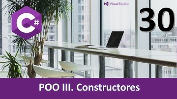 Curso C#. POO IV. Constructores. Vídeo 30