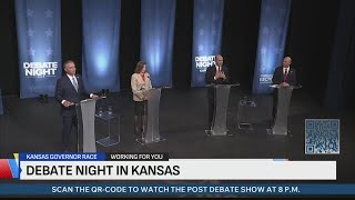 Candidates for GOP nomination for Kansas governor spar during debate