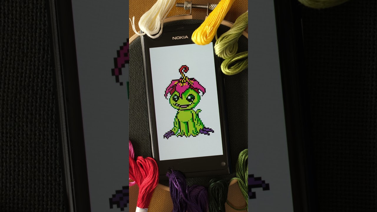 Palmon Pixelart Timelapse 