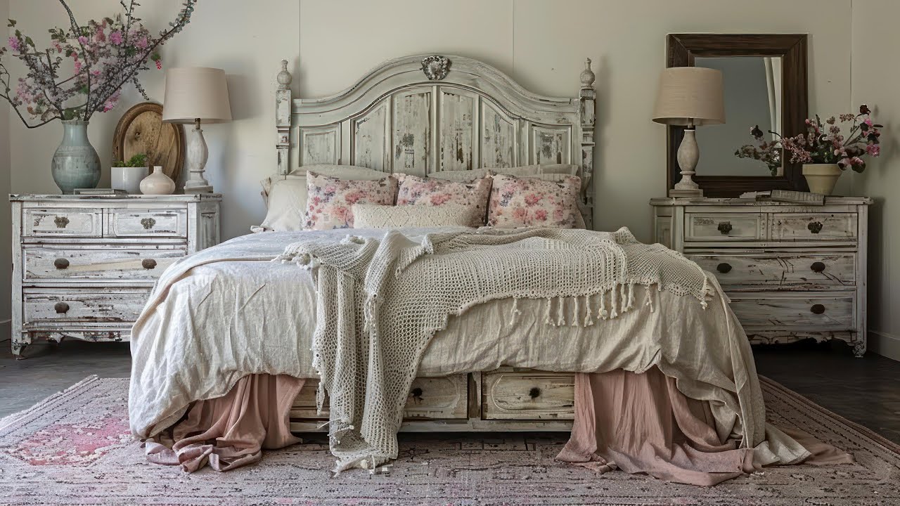 Romantic Vintage Shabby Chic Ideas Meets Pastel Elegance: The Perfect Interior Blend for Your Home!