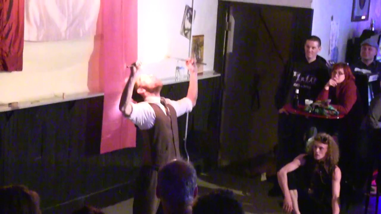 Astounding Fire Eating Routine! - Vesuvius - Lock and Key Sideshow