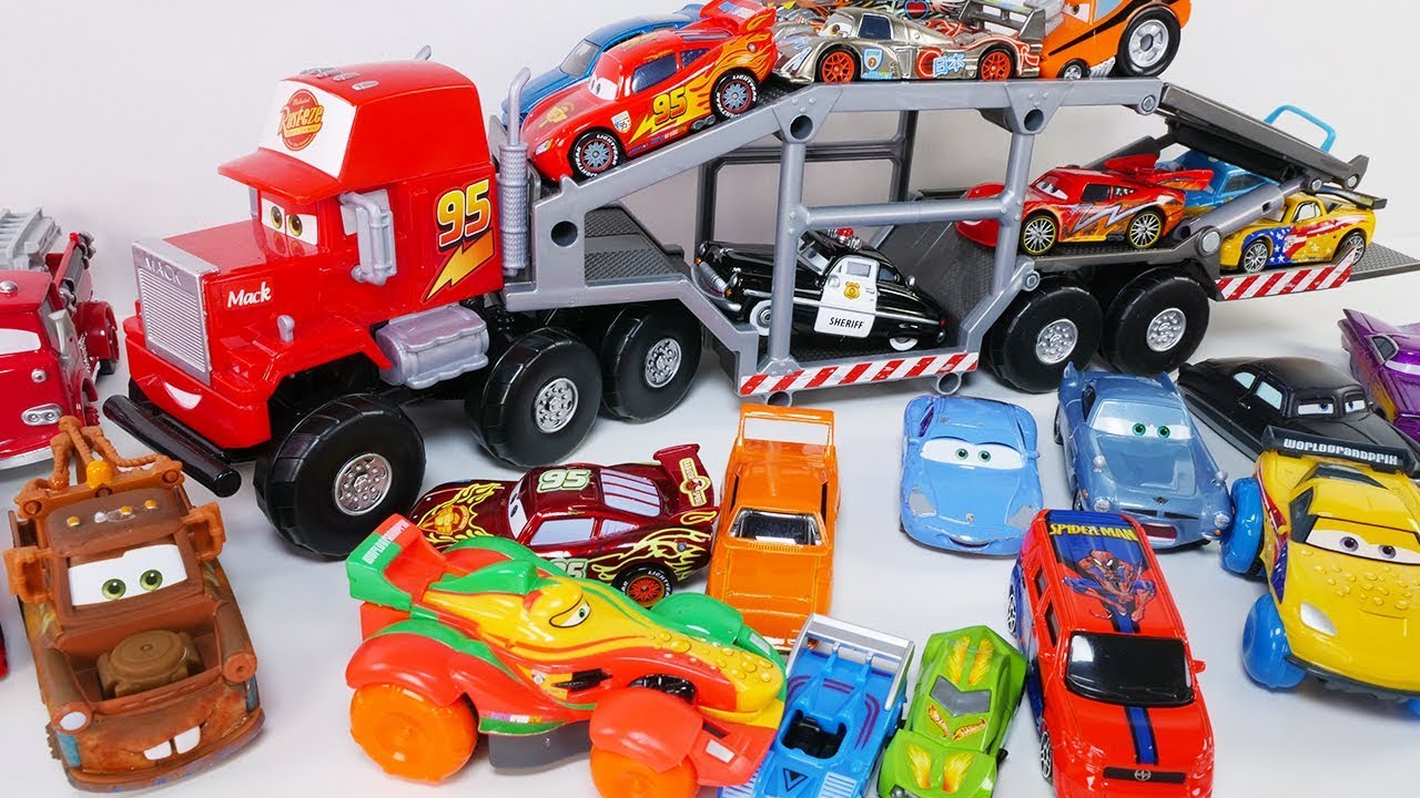 Colors for Children to Learn with Disney Cars Toys Learning Video for