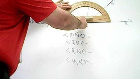 15-4 Drawing and Measuring angles using a protractor
