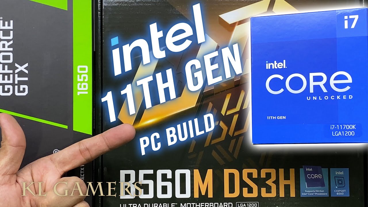 intel 11th Gen Core i7 11700K i30 GIGABYTE B560M DS3H GTX1650 TUF