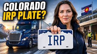How to get an IRP apportioned plate in Colorado Update