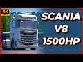 ETS2 | driving from Croatia to Italy | Moza DD R5 TSW steering wheel Gameplay