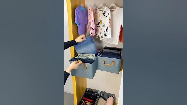 Declutter Your Closet with these Amazing Storage Bins! #organized