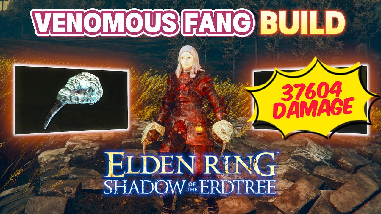 INSANE Venomous Fang Build Destroys Elden Ring DLC Bosses! CLAW BUILD