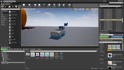 unreal editor advanced car simulator with my model of my dads c10 custom pickup