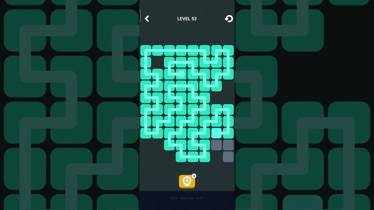 Block Blast One Line Level 52 Solution & Walkthrough | Puzzle Game (Android & iOS Shorts)