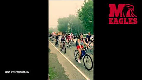 Milford HS Senior Bike Parade 2022